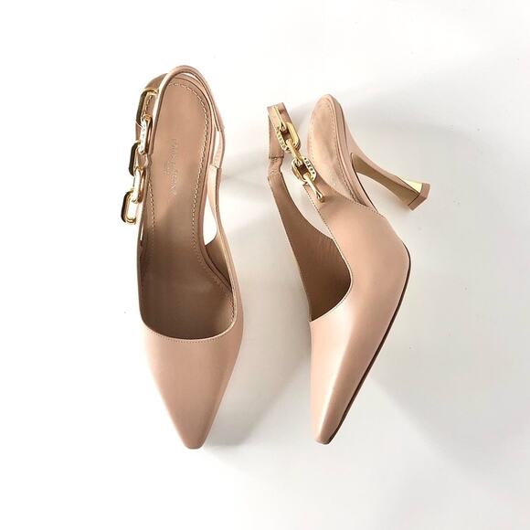 NIB Louis Vuitton Sparkle Slingback Pointed Toe Pumps 37 - Picture 1 of 11